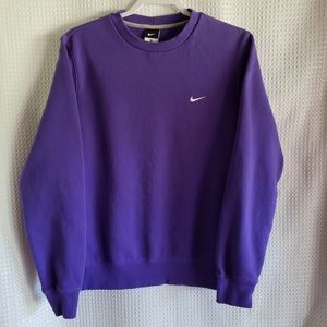 vintage purple nike crewneck sweater